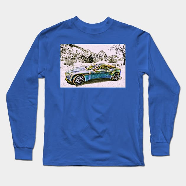 Travel In Style Collection Long Sleeve T-Shirt by ArtlyStudio